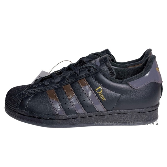 Adidas x Dime Superstar ADV Carbon Brown Skateboarding Sneakers - Picture 11 of 16